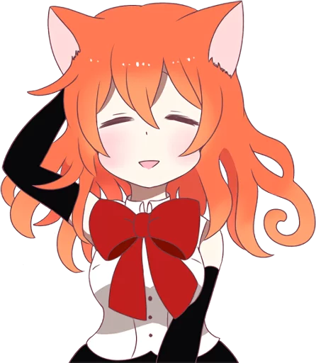 😋 Стикер «A Magic Cat Girl» для Telegram