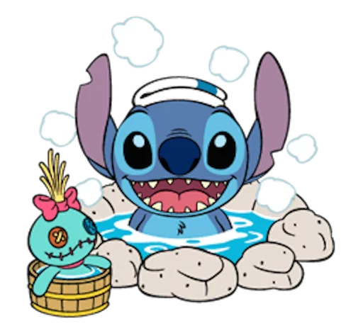 🛀 Стикер «LINE_Stitch3» для Telegram