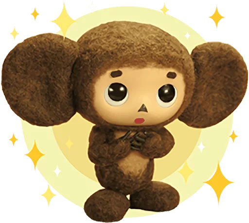 Стикерпак Cheburashka Movie Puppet Stickers для Telegram — скачать
