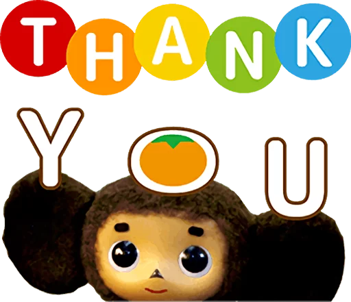 👍 Стикер «Cheburashka Movie Puppet Stickers» для Telegram