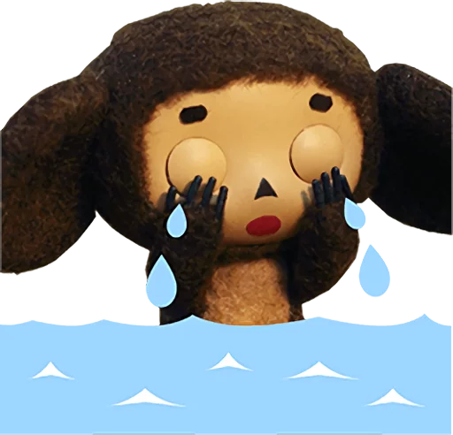 😭 Стикер «Cheburashka Movie Puppet Stickers» для Telegram