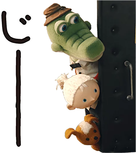 👀 Стикер «Cheburashka Movie Puppet Stickers» для Telegram
