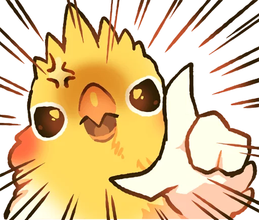😠 Стикер «Coca Bird» для Telegram