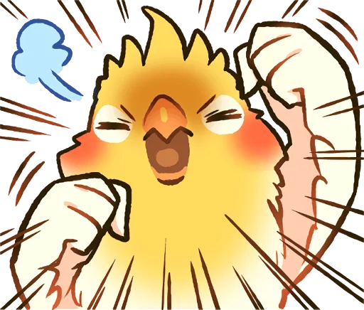 😠 Стикер «Coca Bird» для Telegram