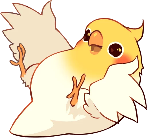 Стикерпак Coca Bird для Telegram