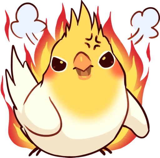 😠 Стикер «Coca Bird» для Telegram