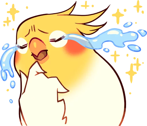 😭 Стикер «Coca Bird» для Telegram