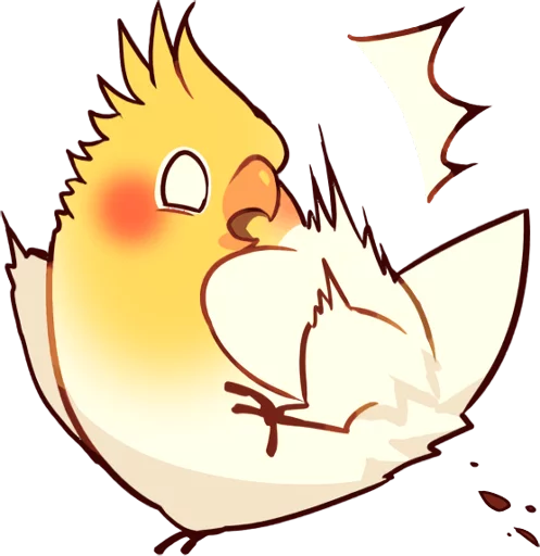 😨 Стикер «Coca Bird» для Telegram