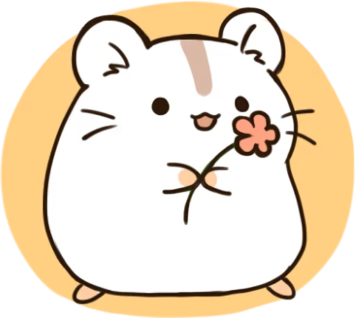 🌺 Стикер «hamstamp» для Telegram