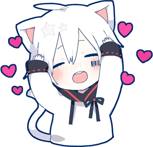❤️ Стикер «Mafumafu» для Telegram