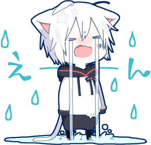 😭 Стикер «Mafumafu» для Telegram