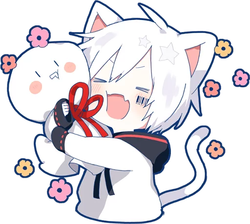 🤗 Стикер «Mafumafu» для Telegram