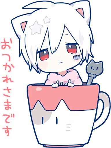 🍵 Стикер «Mafumafu» для Telegram