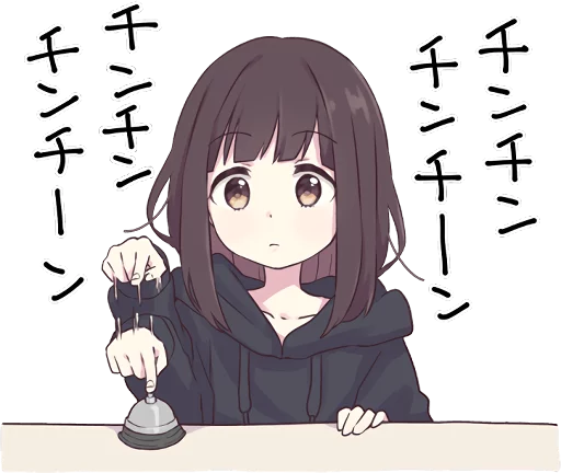 😟 Стикер «Menhera-chan.» для Telegram