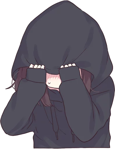 😞 Стикер «Menhera-chan.» для Telegram