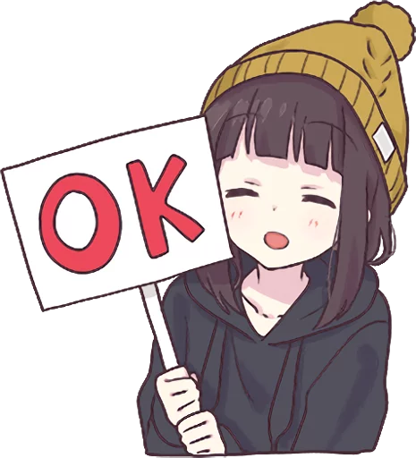 👍 Стикер «Menhera-chan. 3 ENG» для Telegram