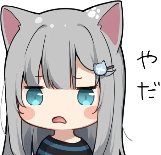 😾 Стикер «nachonekodayo» для Telegram
