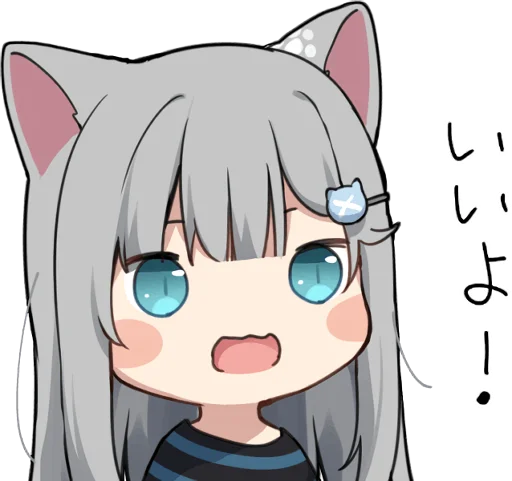 ❗ Стикер «nachonekodayo» для Telegram