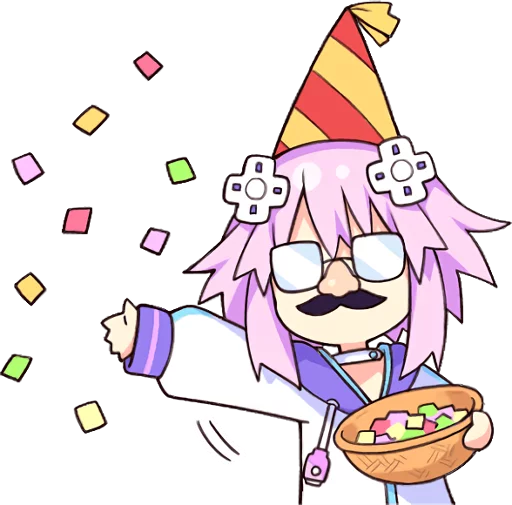 🎉 Стикер «Nep-Nep Stickers "Neptune"» для Telegram
