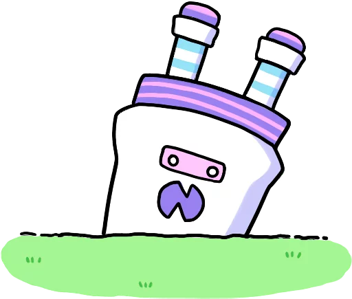 😵 Стикер «Nep-Nep Stickers "Neptune"» для Telegram