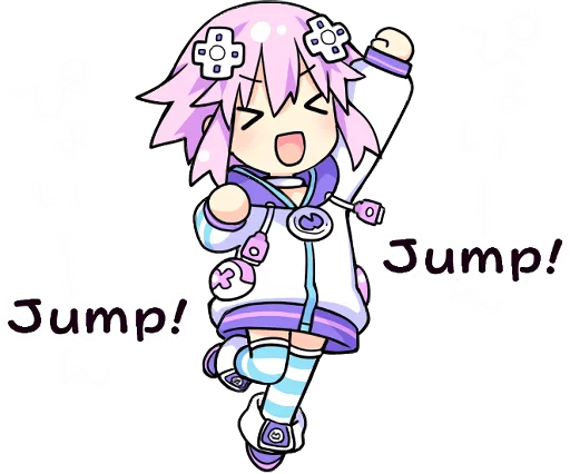 😆 Стикер «Nep-Nep Stickers "Neptune"» для Telegram
