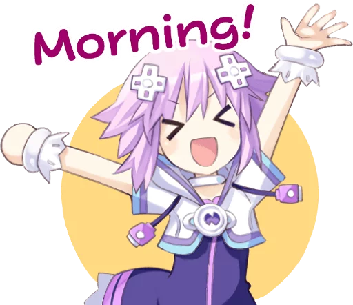 👋 Стикер «Nep-Nep Stickers "Neptune"» для Telegram