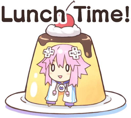 🍮 Стикер «Nep-Nep Stickers "Neptune"» для Telegram