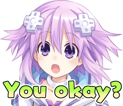 😮 Стикер «Nep-Nep Stickers "Neptune"» для Telegram