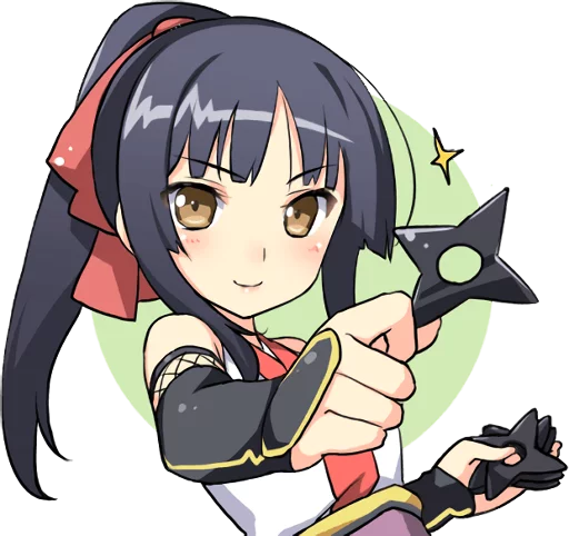 Стикерпак Ninja Girlfriend для Telegram — скачать