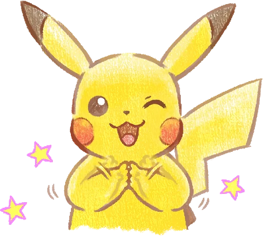 🤩 Стикер «Pokémon Daily Greetings» для Telegram
