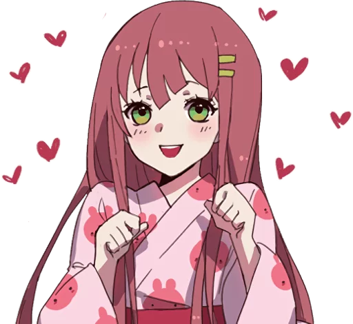 ❤️ Стикер «Puu&;s Moody Girl 4» для Telegram