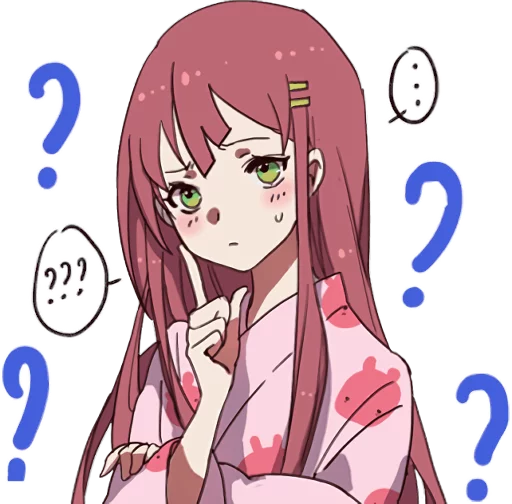 🤔 Стикер «Puu&;s Moody Girl 4» для Telegram