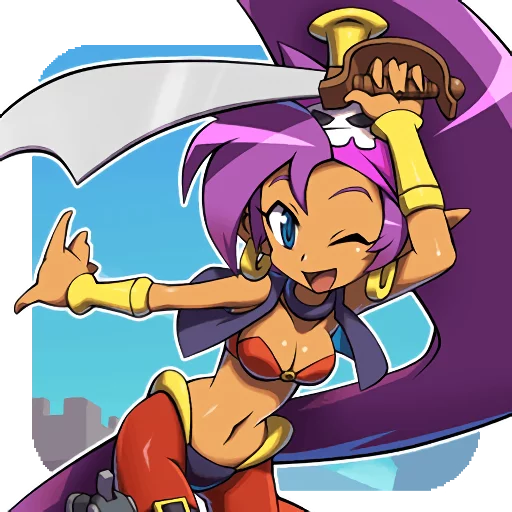 Стикерпак Shantae and the Pirate&amp;;s Curse для Telegram — скачать