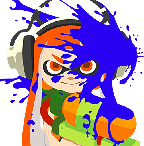 Стикерпак Splatoon Inkling Injection для Telegram — скачать