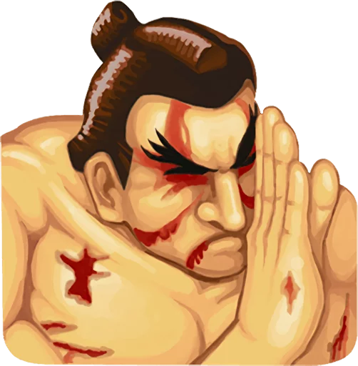 👏 Стикер «STREET FIGHTER II» для Telegram
