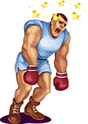 💫 Стикер «STREET FIGHTER II» для Telegram