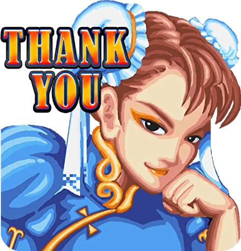 🙏 Стикер «STREET FIGHTER II» для Telegram
