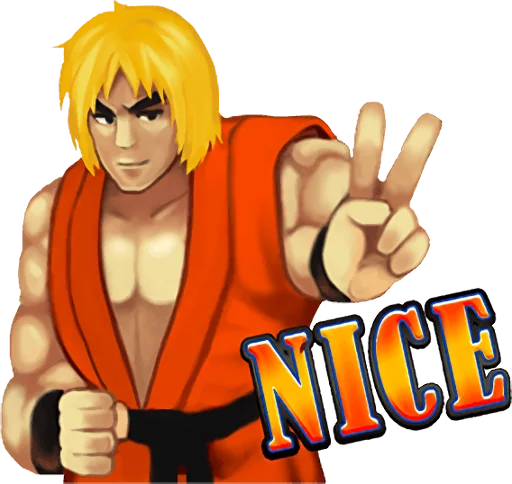 ✌ Стикер «STREET FIGHTER II» для Telegram