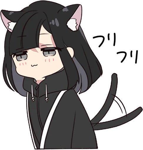 😻 Стикер «Yurudara-chan» для Telegram