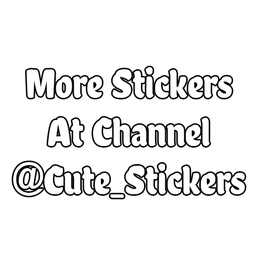 🔚 Стикер «LINE Characters Cute and Soft Summer» для Telegram