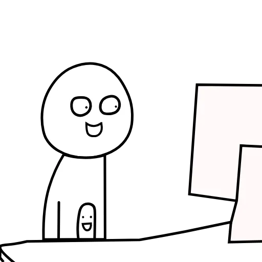 😁 Стикер «Linear man» для Telegram