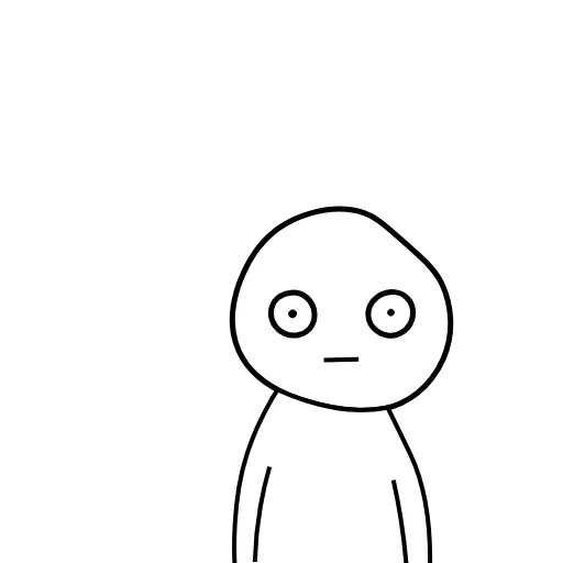 😐 Стикер «Linear man» для Telegram