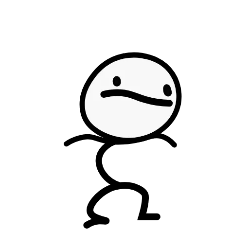 🥴 Стикер «Linear man» для Telegram