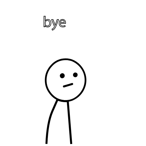 👋 Стикер «Linear man» для Telegram