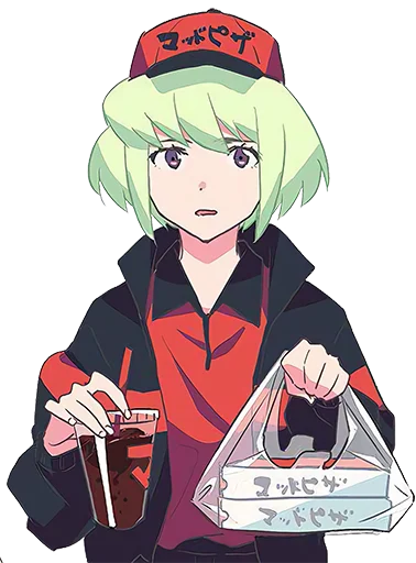 😨 Стикер «Lio Fotia • Promare • Fan arts» для Telegram