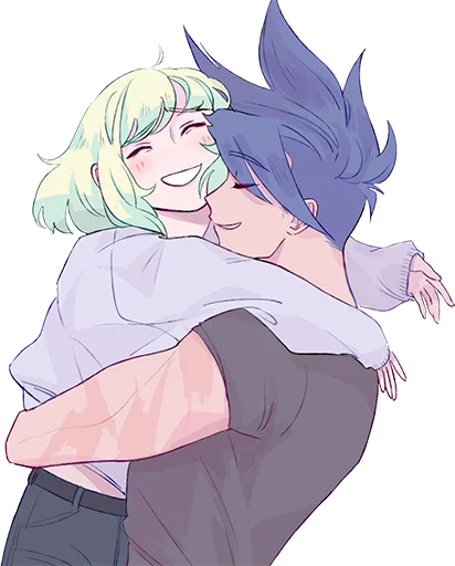 🤗 Стикер «Lio Fotia • Promare • Fan arts» для Telegram