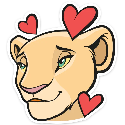 🥰 Стикер «Король Лев» для Telegram