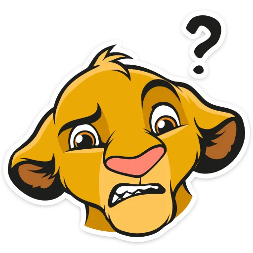 🧐 Стикер «Король Лев» для Telegram