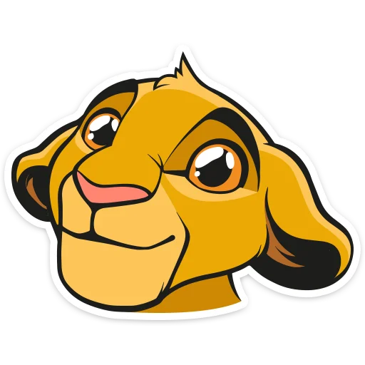 😐 Стикер «Король Лев» для Telegram