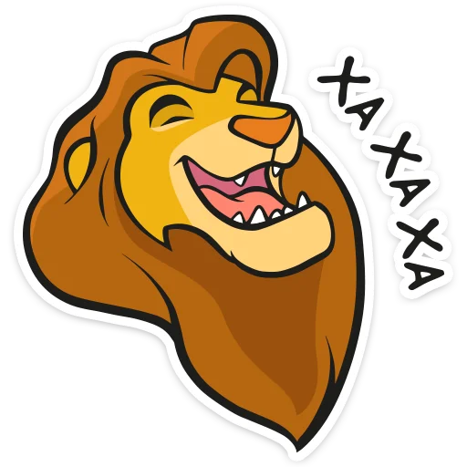 🤣 Стикер «Король Лев» для Telegram